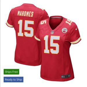 Women's Kansas City Chiefs Patrick Mahomes Nike Red Game Player jersey